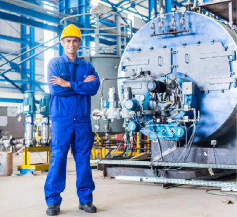 Treinamento operação de caldeiras